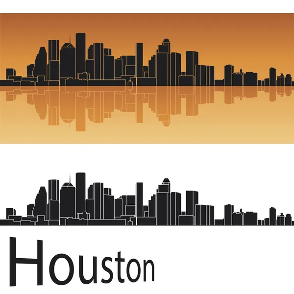 Skyline von Houston — Stockvektor