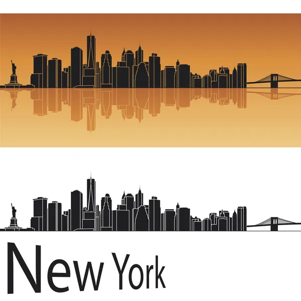 New York skyline — Stock Vector