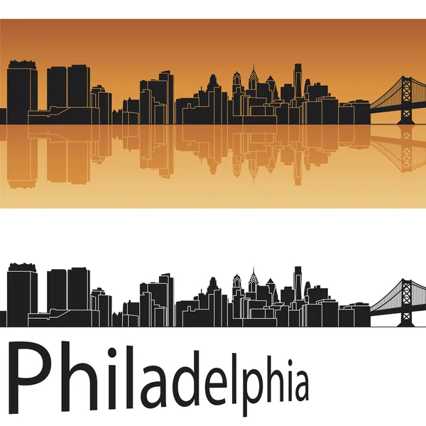 Skyline Philadelphia — Stockvector