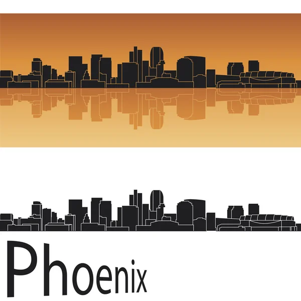 Skyline Phoenix — Stockvector