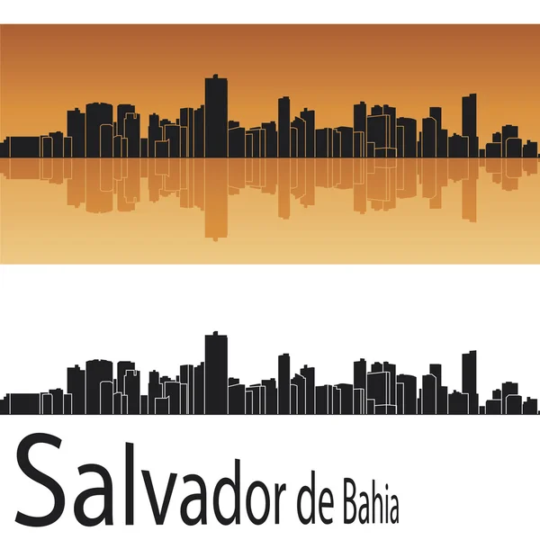 Skyline de Salvador de Bahia — Image vectorielle