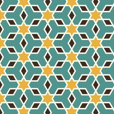 Arabic seamless pattern clipart