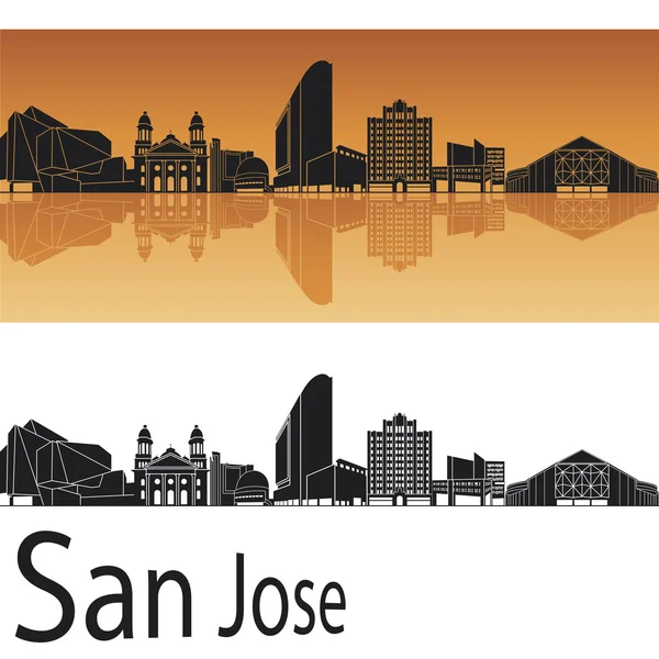 San Jose skyline — Stock vektor