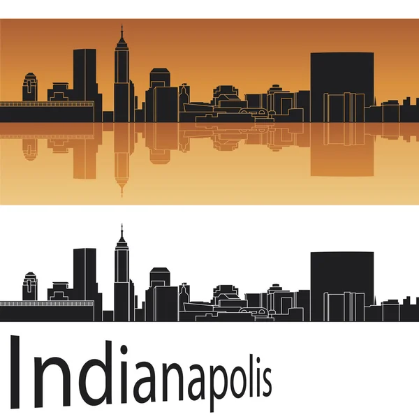 Indianapolis skyline — Stockvector