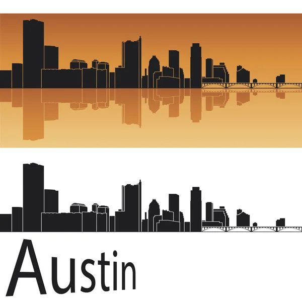 Skyline d'Austin — Image vectorielle