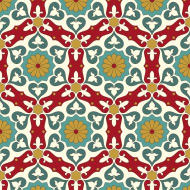 Arabic seamless pattern clipart