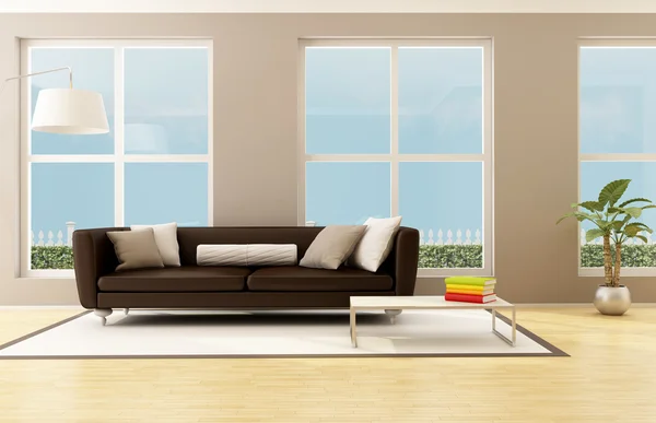 Světlý obývací pokoj — Stock fotografie