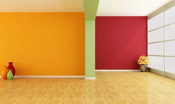 Interior colorido vazio — Fotografia de Stock