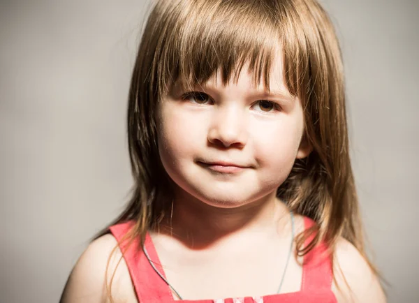 Маленька дівчинка обличчя — стокове фото
