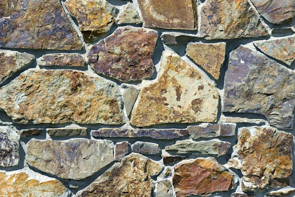 Muur van ruwe stenen — Stockfoto