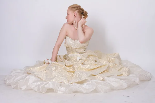 結婚式のドレスの女の子 — ストック写真
