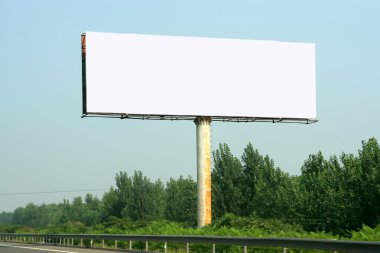 The highway billboard clipart