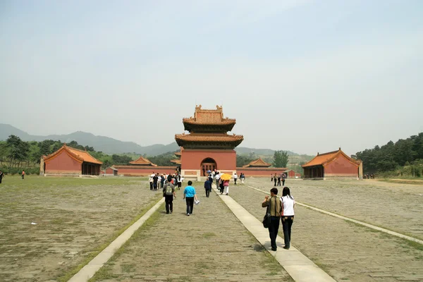 Ponto cênico Qing oriental nos turistas — Fotografia de Stock