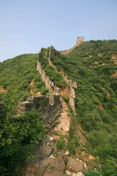Die ursprüngliche Ökologie der großen Mauer — Stockfoto