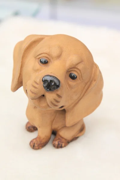 Ceramiczny pies — Zdjęcie stockowe