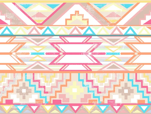 Modèle aztèque géométrique abstrait sans couture — Image vectorielle