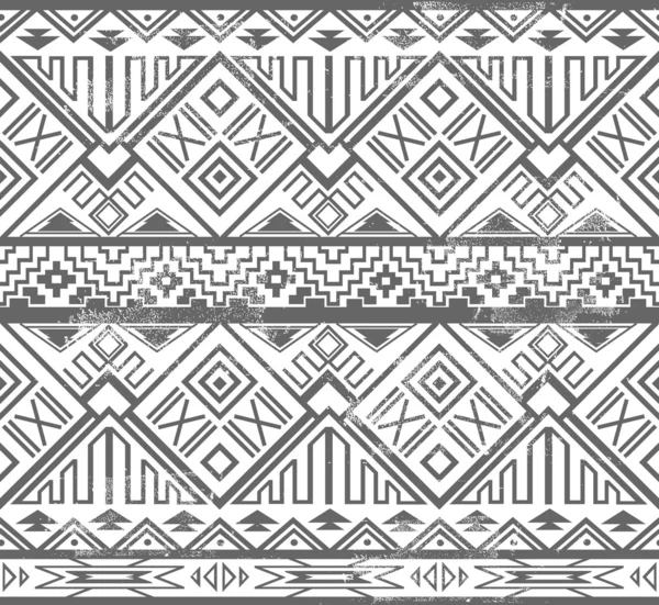 Абстрактный геометрический бесшовный ацтекский узор — стоковое фото
