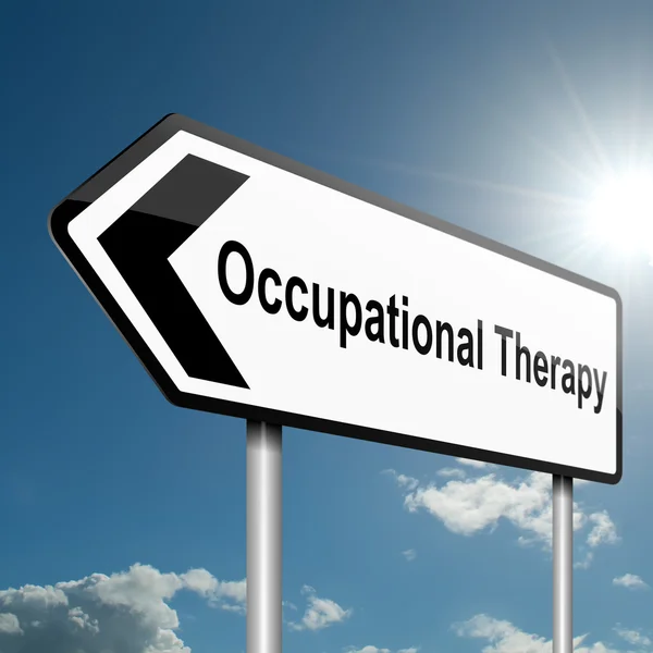 Concepto de terapia ocupacional . —  Fotos de Stock