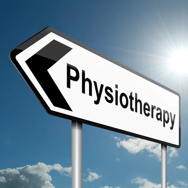 Concepto de fisioterapia . — Foto de Stock