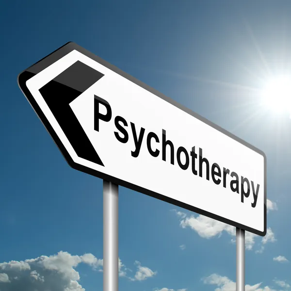 Concepto de psicoterapia . — Foto de Stock