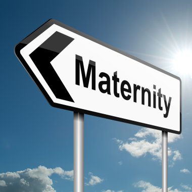 Maternity concept. clipart