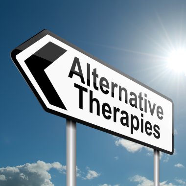 Alternative therapies concept. clipart