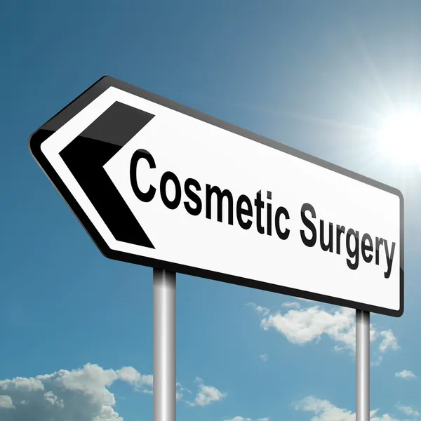 Concetto di chirurgia estetica . — Foto Stock
