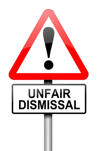 Unfair dismissal concept. — Stock Photo, Image