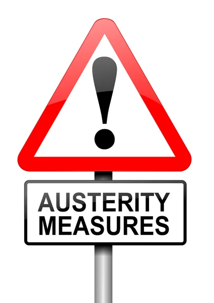 Concetto di austerità . — Foto Stock