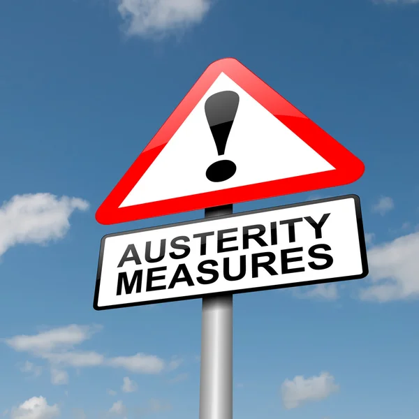 Concepto de austeridad . — Foto de Stock