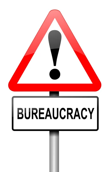 Concetto di burocrazia . — Foto Stock