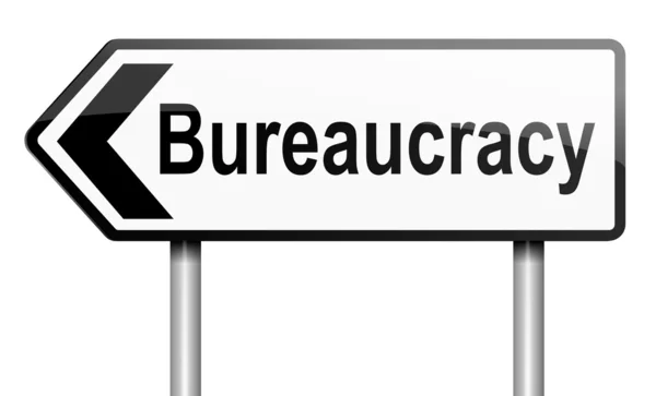 Conceito de burocracia . — Fotografia de Stock