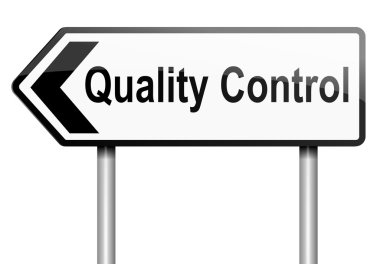 Quality control concept. clipart