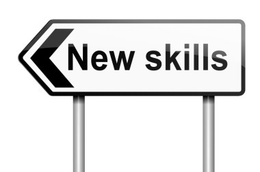 New skills concept. clipart