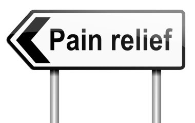 Pain relief concept. clipart