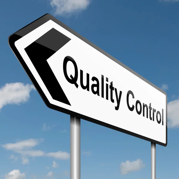 Concepto de control de calidad . — Foto de Stock