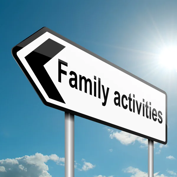 Family activities concept. — Stock Photo, Image