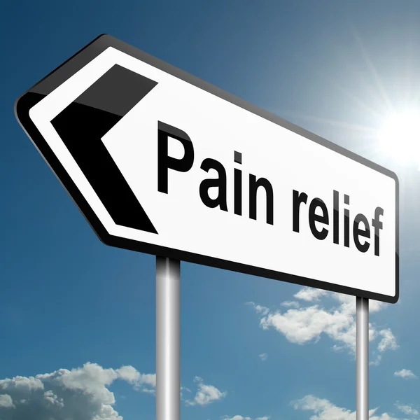 Έννοια ανακούφιση του πόνου. — Φωτογραφία Αρχείου