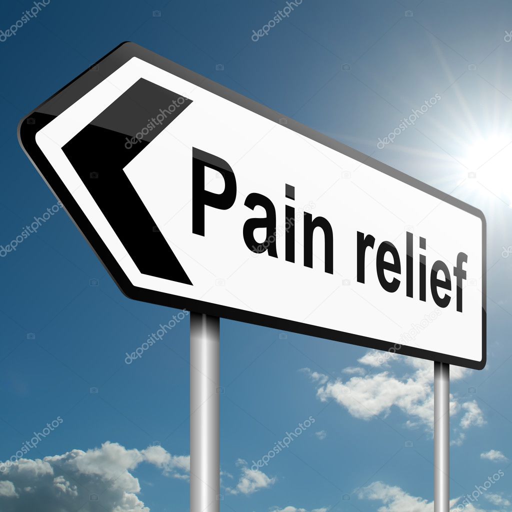 Pain relief concept.