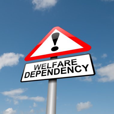 Welfare dependence. clipart