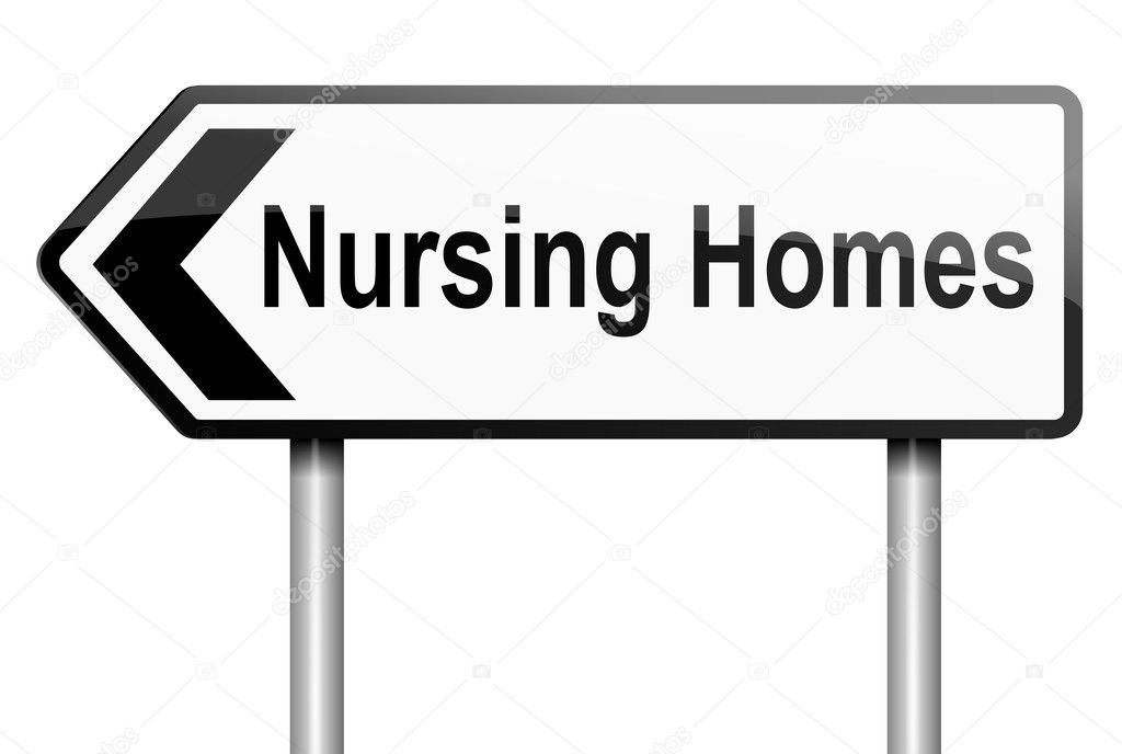 Nursing home concept.