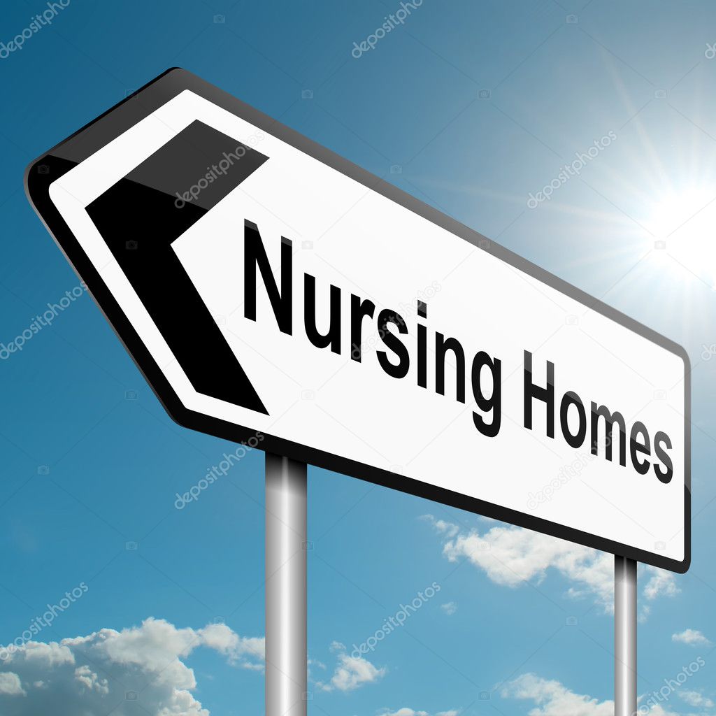 Nursing home concept.
