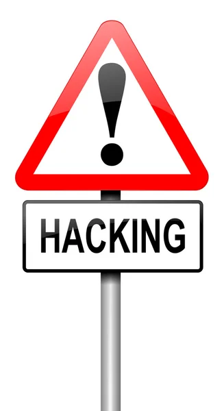 Il concetto di hacking . — Foto Stock