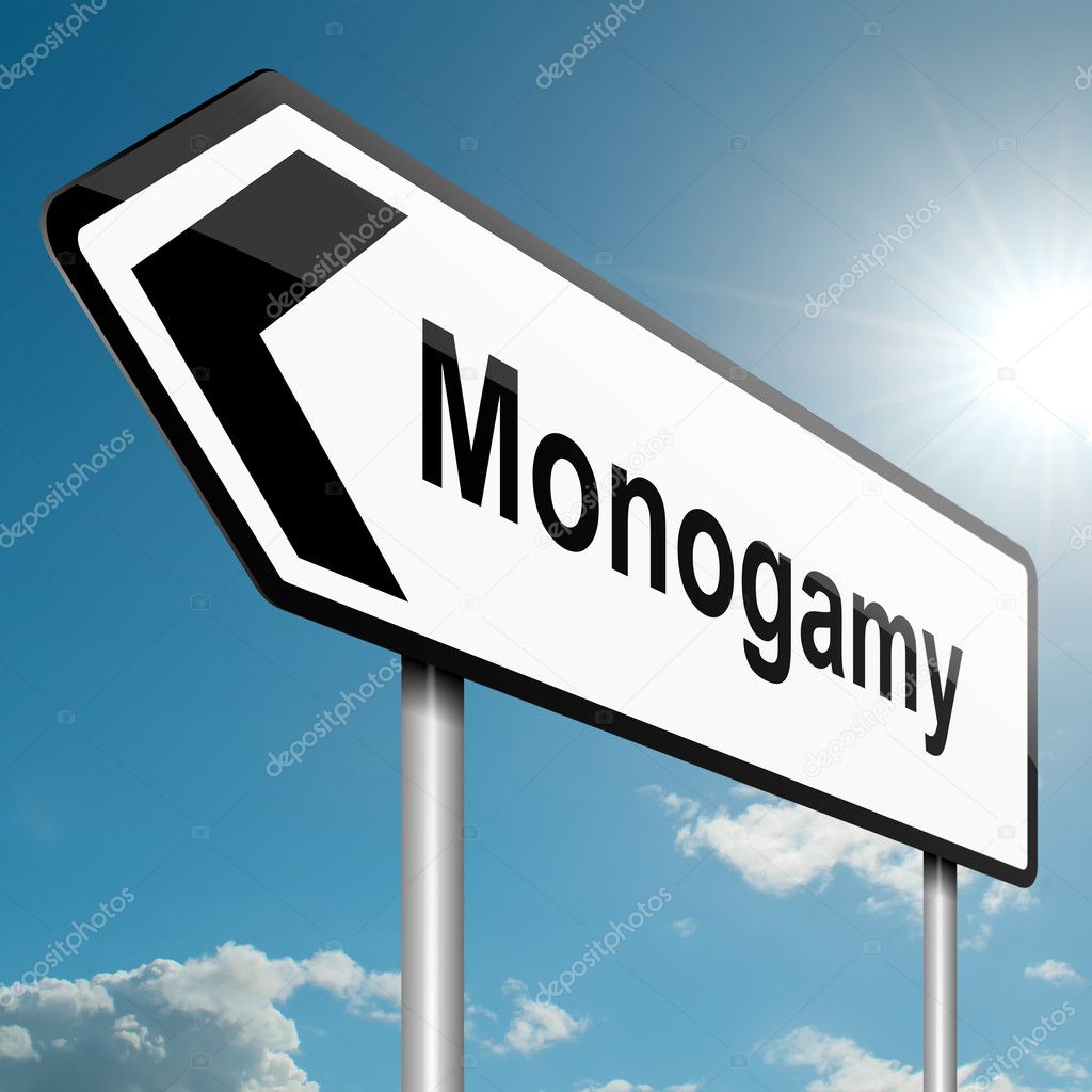 Monogamy concept.