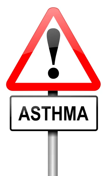 Концепция астмы . — стоковое фото