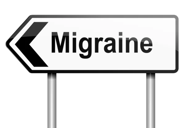 Migraine concept. — Stock Photo, Image