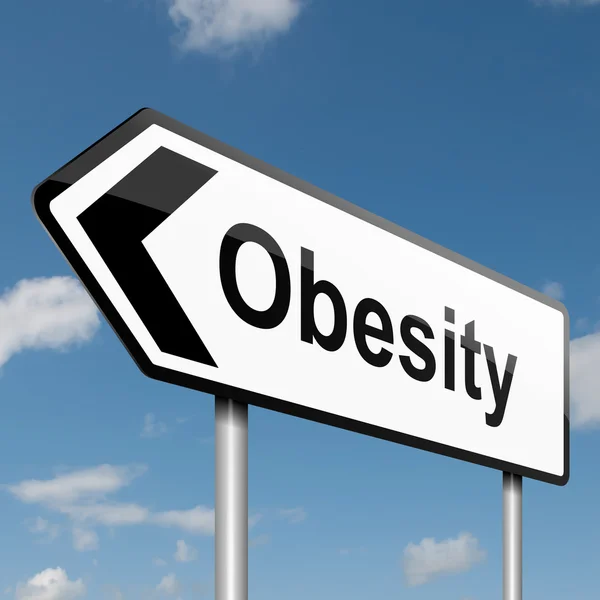 Concetto di obesità . — Foto Stock