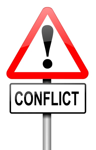 Conflict concept. — Stockfoto