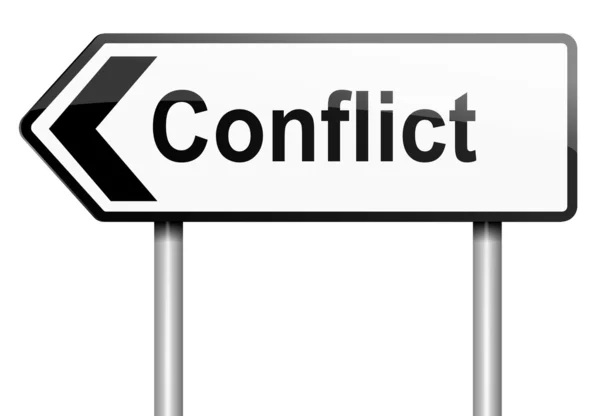 Concept de conflit . — Photo