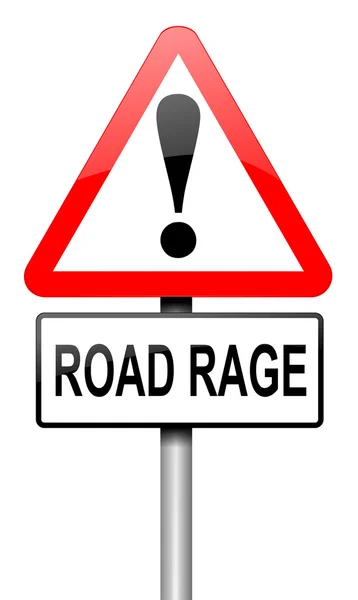 Road rage koncept. — Stock fotografie